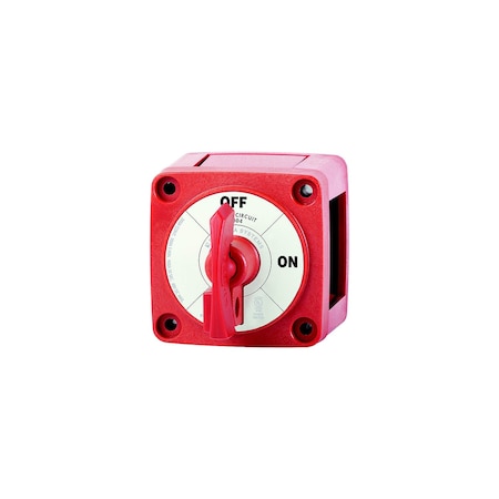 Blue Sea Systems Blue Sea Battery Switch, Mini On/Off w/Locking Key 6004